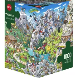 Puzzle Heye 1000 piezas Triangular Diversión Alpina 29680