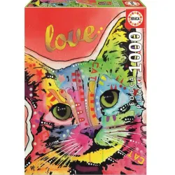 Educa puzzle 1000 piezas Tilt Cat Love 19257
