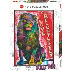Puzzle Heye 1000 piezas Jolly Pets Amar sin descanso 29965