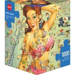 Puzzle Heye 1000 piezas Triangular La vida de Insta-girls 29992