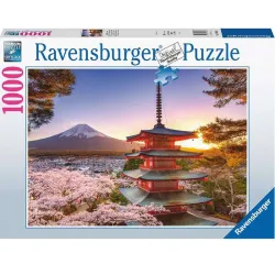 Puzzle Ravensburger Flores de cerezo en el monte Fuji de 1000 Piezas 170906