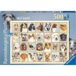 Ravensburger puzzle 500 piezas Retratos de perros 167586