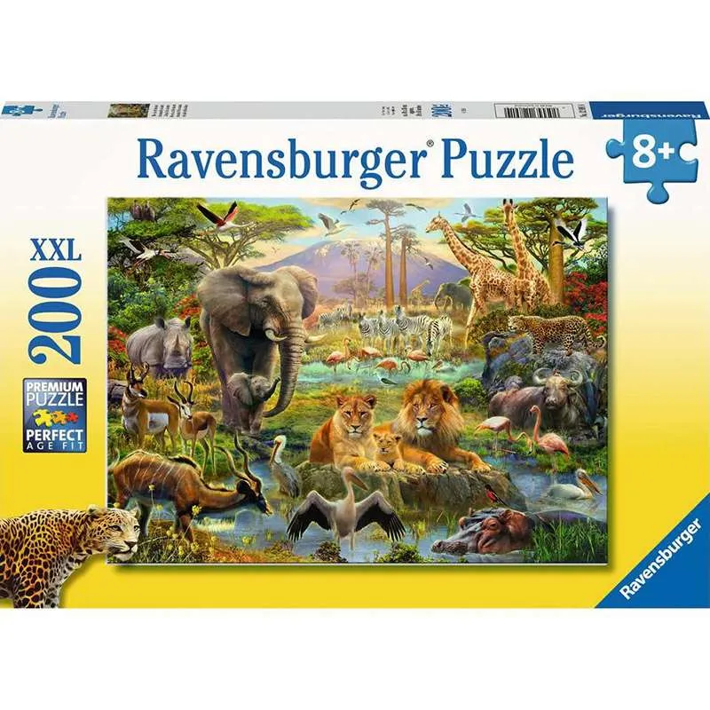 Puzzle Ravensburger Animales en la sabana 200 Piezas XXL 128914