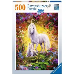 Ravensburger puzzle 500 piezas Unicornio y potrico 148257