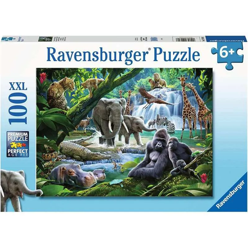 Puzzle Ravensburger Animales de la selva 100 Piezas XXL 129706