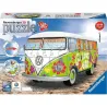 Puzzle Ravensburger Furgoneta Volkswagen Hippi 3D 162 piezas 125326