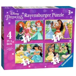 Puzzle Ravensburger Progresivo Princesas Disney 12-16-20-24 piezas 030798