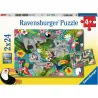 Puzzle Ravensburger Koalas y perezosos 2x24 piezas 051830