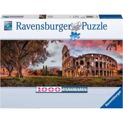 Puzzle Ravensburger Panorama Coliseo al atardecer 1000 piezas 150779