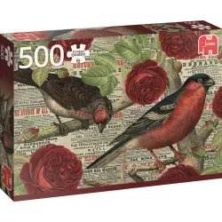 Puzzle Jumbo Los pájaros aman las flores de 500 Piezas 18398