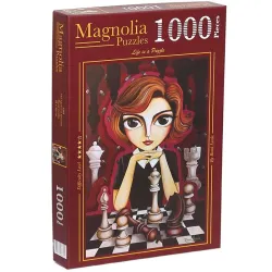 Puzzle Magnolia 1000 piezas El gambito de la reina 1703