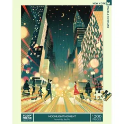 New York Puzzle Momento de la luz de la luna de 1000 piezas SW2011