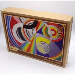 Puzzle madera SPuzzles 500 piezas Rhytme nº1, Robert Delaunay