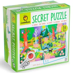 Puzzle Ludattica Secret puzzle 24 piezas El bosque