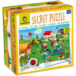 Puzzle Ludattica Secret puzzle 24 piezas La granja LU20293
