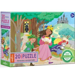 Puzzle eeBoo de 20 piezas Aventuras de la Princesa PZPAV