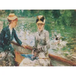 Puzzle madera SPuzzles 80 piezas Sommertag, Morisot
