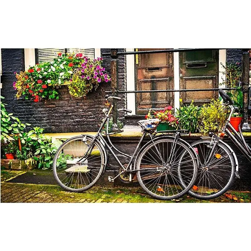 Puzzle Pintoo Netherlands, Amsterdam Bicycles de 1000 piezas H1572