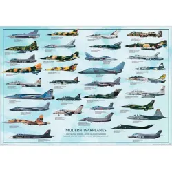 Puzzle Ricordi Aviones de combate modernos de 1000 piezas 2804N00015