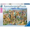 Puzzle Ravensburger Hitos del Mundo de 1000 Piezas