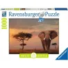 Puzzle Ravensburger Elefante de los Masai Mara de 1000 Piezas