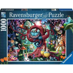Puzzle Ravensburger Todos Estan Locos Aqui de 1000 Piezas