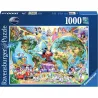 Ravensburger puzzle Mapamundi Disney 1000 piezas 157853