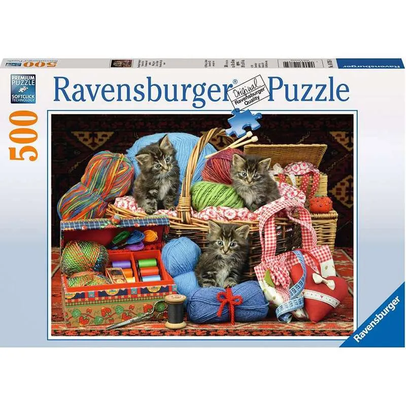 Puzzle Ravensburger Diversión sobre algo suave 500 piezas 14785