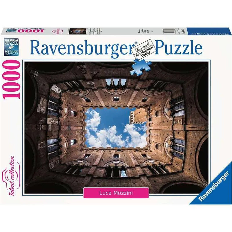 Ravensburger puzzle 1000 piezas Talent collection: Cortile del Podestà , Palazzo Pubblico. Siena 167807
