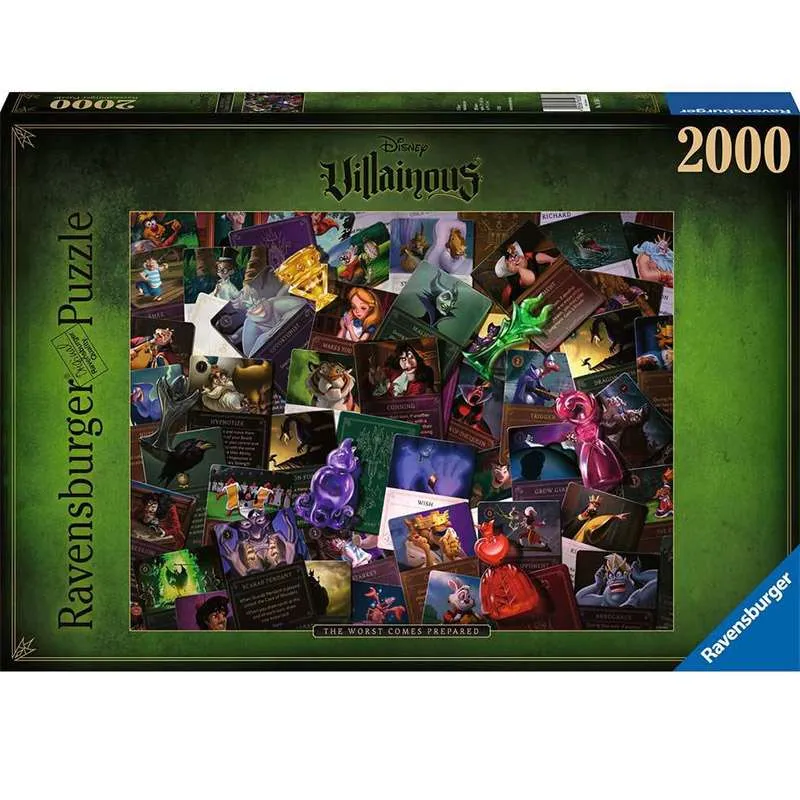 Ravensburger puzzle 2000 piezas Villanos Disney 165063