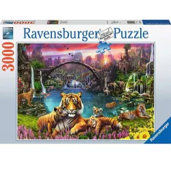 Ravensburger puzzle 3000 piezas Tigres en el paraiso 167197