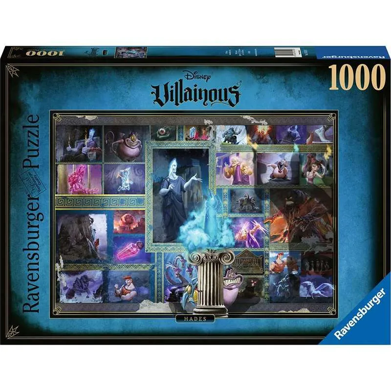 Puzzle Ravensburger Villanos Disney: Hades 1000 piezas 165193