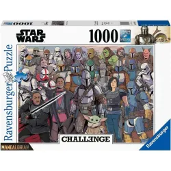 Puzzle Ravensburger Star Wars The Mandalorian Baby Joda Challenge 1000 piezas 167708
