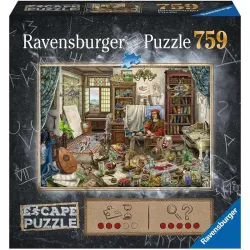 Ravensburger puzzle escape the room 759 piezas Estudio del artista 168439