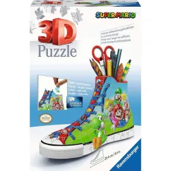 Puzzle Ravensburger Portalápices zapatilla Super Mario 3D 108 piezas 112678