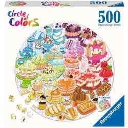 Puzzle Ravensburger Circulo de colores, Postres 500 piezas 171712