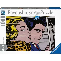 Puzzle Ravensburger Detalle, In the car, Lichtenstein 1000 Piezas 171798