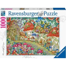Puzzle Ravensburger Casas de setas florales de 1000 Piezas 169979