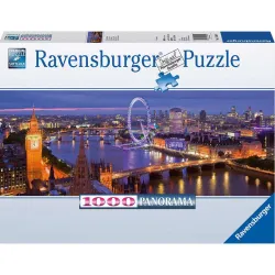 Puzzle Ravensburger Panorama Londres de noche de 1000 Piezas 150649