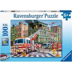 Puzzle Ravensburger Camión de bomberos 100 Piezas XXL 133291