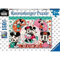 Puzzle Ravensburger Mickey y Minnie 150 Piezas XXL 133253