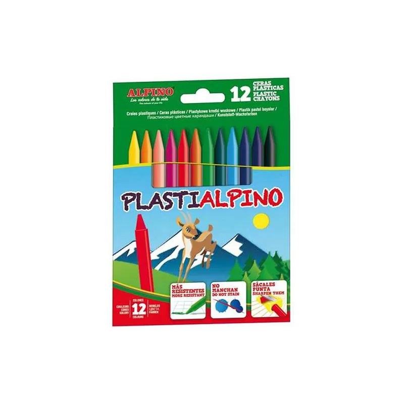 PlastiAlpino 12 Colores