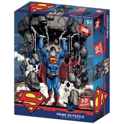 Puzzle Prime3D lenticular 300 piezas Superman montaña DC Comics