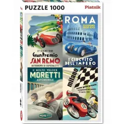 Puzzle Piatnik de 1000 piezas Carreras antiguas 550843