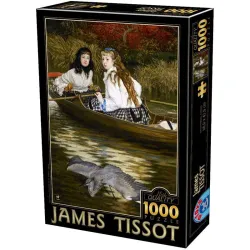 Puzzle DToys On the Thames, A Heron de 1000 piezas 72771