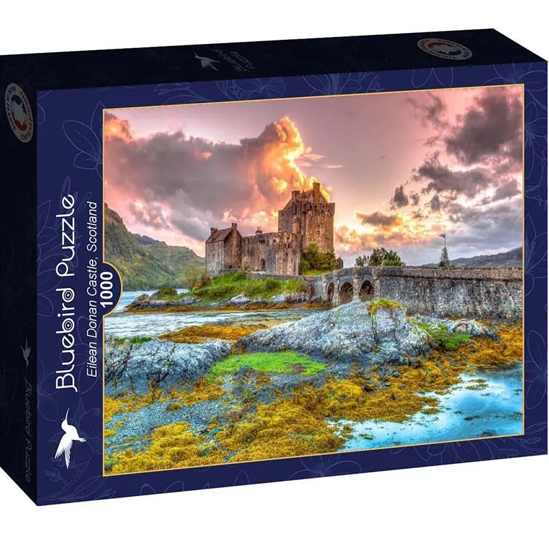 Bluebird Puzzle Castillo de Eilean Donan, Escocia de 1000 piezas 90355