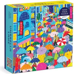 Puzzle Galison Umbrella Lane de 1000 piezas