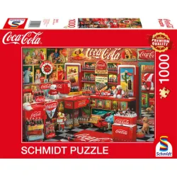 Puzzle Schmidt Coca Cola - Tienda Nostalgia de 1000 piezas 59915