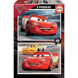Educa puzzle 2x48 piezas Cars 3 17177
