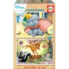 Educa super puzzle madera 2x16 piezas Disney Animals 18079